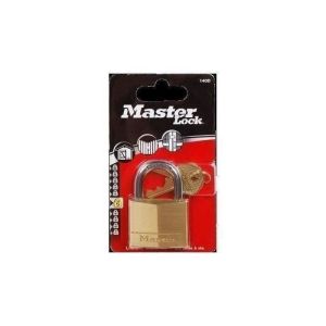 Cadeado de latão maciço de 40 mm da marca master lock com argola de 6 mm -
