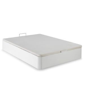 Canapé dobrável 160x200 cm, branco