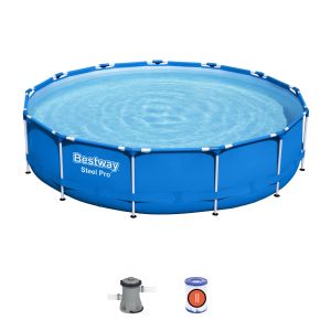 Conjunto de piscina desmontável bestway® steel pro ™ 2.74 m x 66 cm