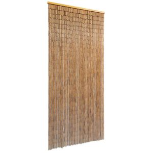 Cortina de porta em bambu 90x200 cm