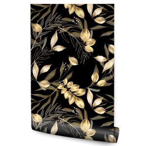 Papel de parede quarto tropical leaves natureza decoração moderna