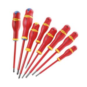 Conjunto de 8 chaves de fenda protwist isoladas 1000 volts facom - atd.j8ve