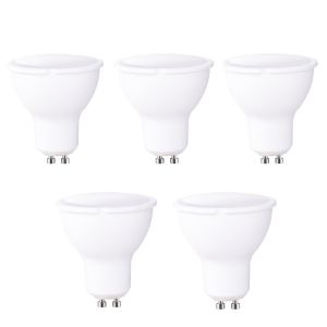 Pack 5 lâmpadas a2bc LED gu10 8w luz neutra 4000k