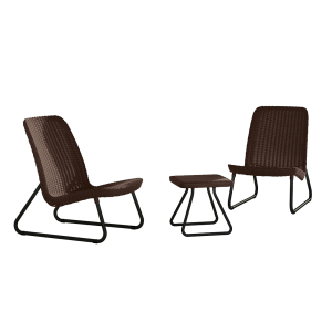 Keter conjunto varanda  jardim terraço rio patio marrom