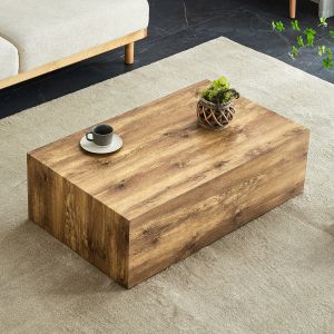 Mesa de centro retangular madeira 30x90x50cm