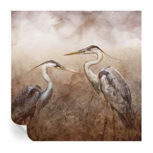 Papel de parede autocolante pássaros elegantes 250x250 tulup