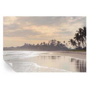 Papel de parede vinílico manhã na praia 104x152 tulup