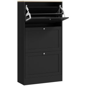 Móvel sapateira 60x23,5x115 cm Homcom, casa - móveis de armazenamento