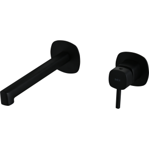 Misturador monocomando de encastrar para lavatório cromo metal
