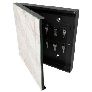 Armário de chaves decorativa 30x30x5, abertura à esquerda tulup