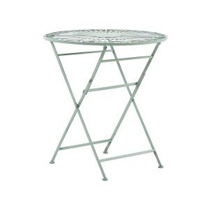 Mesa bistrô trento 70 cm 70 cm metal verde claro
