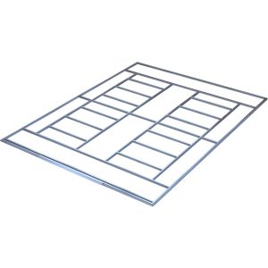 Fundação para galpão de jardim "dallas" e "vegas" - 15 m²