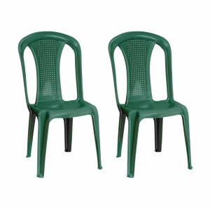 Pack 2 cadeiras exteriores empilháveis ​​sem braços napoli 56x75x79cm