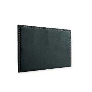 Cabeceira estofada modena duo aqualine 190x120x8 cm - preto - moonia