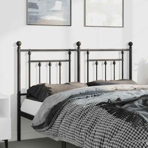 Cabeceira de cama 135 cm metal preto ewg3916
