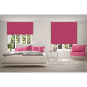 Estore de rolo opaco térmico fucsia 120 x 250cm