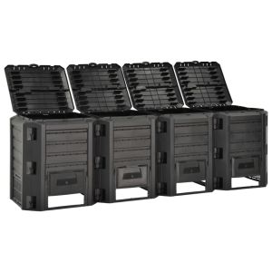 Caixote de compostagem para jardim 1600 l