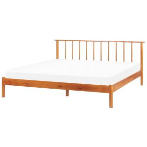 Cama madeira de pinho barret 180 x 200 cm castanho
