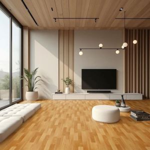 Arquiservi - suelo vinílico al corte  - 8m² (2x4m) - roble dorado 2041