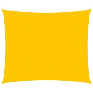 vidaXL toldo de vela amarrilo hdpe 160 g/m² 2,5x2,5 m