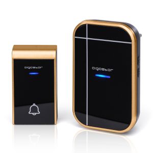 Aigostar bell ac campainha sem fio,ip44,36 melodias,3 volumes,1r+1t