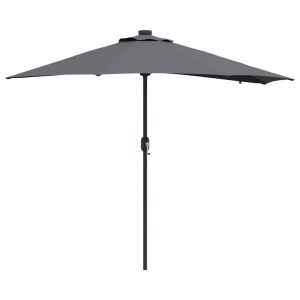 Helloshop26 - chapéu de sol de jardim dobrável - 294 x 150 x 223 cm
