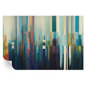 Papel de parede adesivo listras abstratas 104x152 tulup