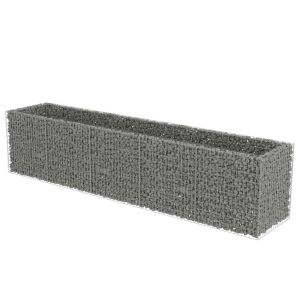 vidaXL arriate de gaviones de acero 450x90x100 cm