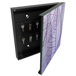 Caixa para chaves decorativa 30x30x5, abertura à direita tulup