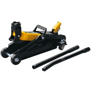 Gato hidráulico carretilla 2 toneladas altura 135-340 mm compacto robusto