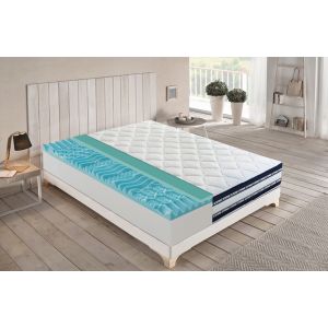 Colchão viscoelástico 90x200 27 cm de altura 3 cm viscoelástico 9 zonas
