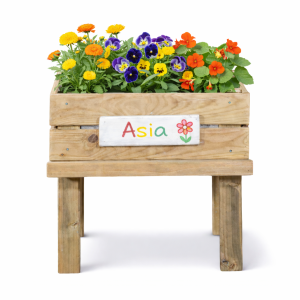 Horta urbana- mesa de cultivo kumi profunda 20cm vidahuerto 60x40x55 cm