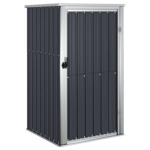 Abrigo ferramentas jardim 88x89x161cm aço galvanizado antracite