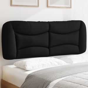 Almofadão de cabeceira 120 cm tecido preto ptob8007