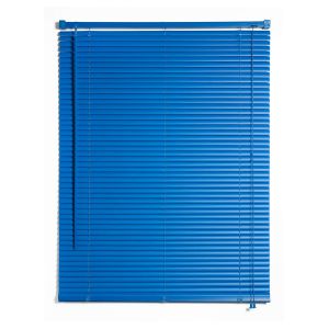Persianas venezianas de vinil azul 105x160