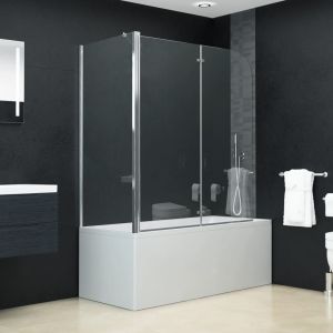 Divisória de chuveiro c/ dobragem dupla esg 120x68x130 cm