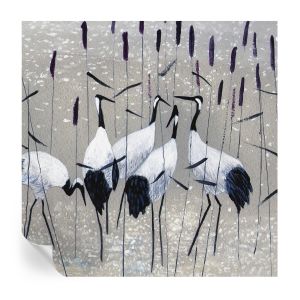 Papel parede adesivo guindastes harmoniosos 250x250 tulup