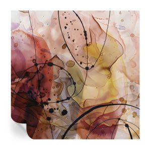 Papel de parede autocolante harmonia abstrata 250x250 tulup