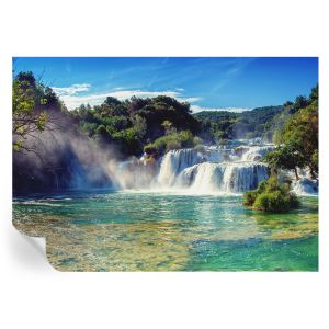 Papel parede adesivo paisagem de cachoeira 208x146 tulup