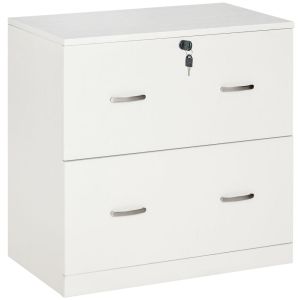 Arquivador 74x42x72 cm color blanco vinsetto