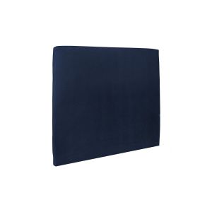 Cabeceira de cama estofada de 180 cm - tecido de veludo bleu ocean - azul o