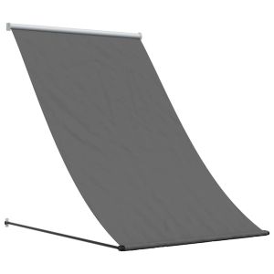 vidaXL toldo retráctil de tela y acero gris antracita 150x150 cm