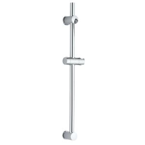 Kibath barra de chuveiro (apenas barra) barin 65,5 cm latão polido cromado