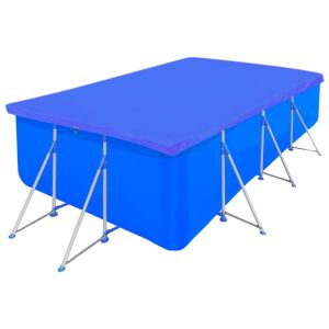Coberturas de piscina retangulares 2 pcs pe 90 g/m² 394x207 cm