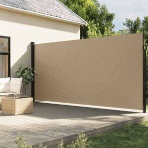 Toldo lateral retrátil 200x600 cm bege egw797102
