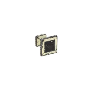 Puxador para móveis, zamac, com 24 x 24 mm de diâmetro