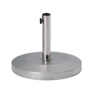Base para guarda-sol craveggia redonda prateado 25 kg