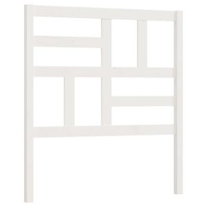vidaXL cabecero de cama madera maciza de pino blanco 96x4x104 cm