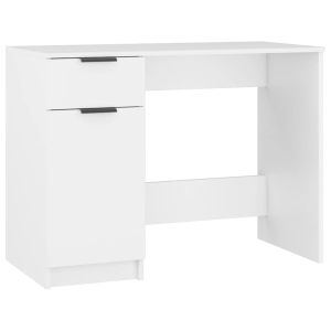 Secretária 100x50x75 cm derivados de madeira branco