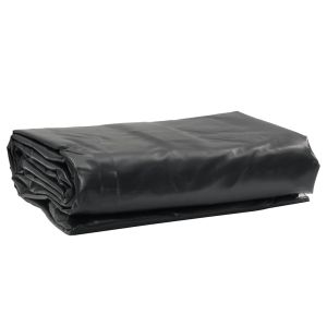 vidaXL lona negra 1x2,5 m 650 g/m²